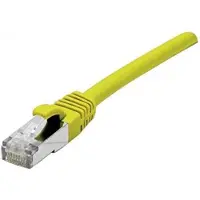 Telegärtner patchkabel, Cat.6A (diep), S/FTP, 5,0 meter, geel