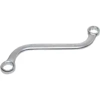 Bgs S-vormige dubbele ringsleutel Twaalfkant SW 18 x 19 mm