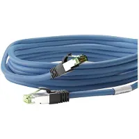 Pro CAT 8.1 netwerkkabel, S/FTP, PiMF, met halogeenvrije kabelomhulsel, AWG 24, blauw, 3 meter