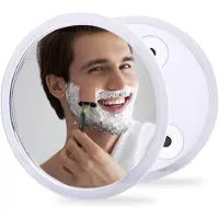 Merkloos Omgoods - Fogless Douche Spiegel voor Scheren en Make-up - Met 3 Zuignappen