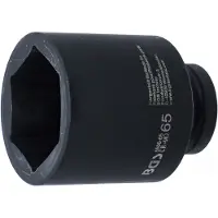Bgs Dopsleutel + dopmoer, Power Socket Zeskant, diep Aandrijving Vierkantaandrijving 25 mm (1") SW 65 mm (65 mm)