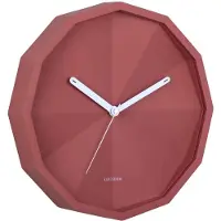Karlsson Firenze Wandklok | Ø30.6cm | Burgundy rood