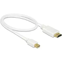 DeLOCK Premium Mini DisplayPort 1.1a naar HDMI 1.3 kabel (Full HD 1080p) / wit - 0,50 meter
