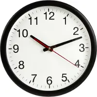 TFA-Dostmann TFA 98.1077 TFA Wanduhr 98.1077 weiß schwarz Kunststoff 4,6 x 30,0 cm