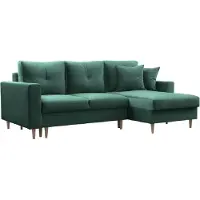 AEA Graues Möbel Sofa Designer Bettfunktion Wohnlandschaft Schlafsofa Ecksofa Couch