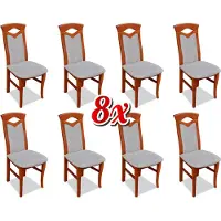AEA Esszimmerstuhl Holz Polster Stühle Gastro Esszimmer 8x Massivholz Sessel Möbel