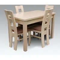 AEA Essgarnituren Designer Esszimmer Set Garnitur Stuhl Tisch 4 Stühle Gruppe 5tlg.