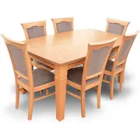 AEA Luxus Designer Esszimmer Set Garnitur Stuhl Tisch Gruppe 7tlg. Möbel Gruppen