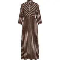 Vila Blousejurk 'VIAya Paya' bruin / wit