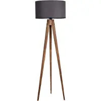 Opviq Vloerlamp Yanick | polyester grijs 50x153x50 cm vloerlampen | NADUVI