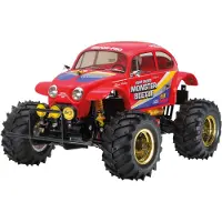 Tamiya 1:10 RC Monster Beetle 2015, bouwdoos, geschikt voor offroad gebruik, 2 wielaandrijving, carrosserie van ABS-kunststof