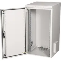 Roline 19-inch wandbehuizing Pro 22 U , 600x600 BxT IP55 buiten grijs
