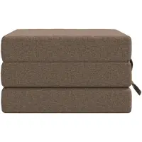 vidaXL Vouwbare Sofa Bed 90 x 63 x 45 cm Taupe