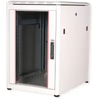 Roline 19-inch netwerkkast Pro 16 U, 600x800 BxD Glazen deur grijs