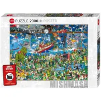 Sonstige Verlage 30098 - Puzzel Movie History - 2000 stukjes - 96,6 x 68,8 cm
