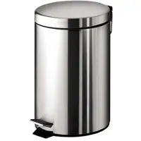IDEAL STAR Prullenbak voor de badkamer, model 'Argenta', 5 liter