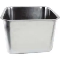 Ich-zapfe Roestvrij stalen spoelbak Gastronorm - 40x40x30 cm