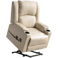 COMHOMA Massagestoel , elektrisch relaxatiezetel XL, draagvermogen 200 kg, comfortabele en zachte ergonomische verstelbare fauteuil voor senioren