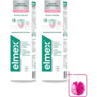 Elmex 2 x - Tandpasta - Sensitive Professional - Repair & Prevent - 75 ml - Bulkverpakking - Gevoelige tanden - Douchemop - Tandpasta