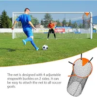 Merkloos Voetbalnet, 45 x 60 cm, Aanpasbare Straps, voor Training, Tuin