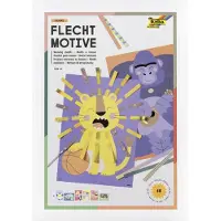 Folia vlechtvellen Bosdieren, DIN A4, 150 g/m², 48 stuks