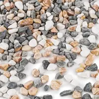 Merkloos Decoratieve Steentjes 900 g, Polished Jade, voor Bloempotten, Aquarium, Tuin, Natuurlijk Kleurenspel