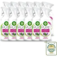 Air Wick 12 x Pure - Luchtverfrisser Spray - Essentiële Oliën - Lavendel - 250ml - Wasstrips - Luchtverfrisser - Lavendel - Essentiële Oliën - Ontspanning - Sfeer