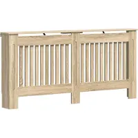 vidaXL Radiatorombouw 172x19x81 cm bewerkt hout