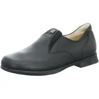 Think! Instappers 'Slipper Herren 88672-00 Echtleder in schwarz' zwart