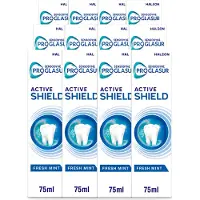 Sensodyne 12 x - Tandpasta - ProGlasur Active Shield - Fresh Mint - Frisse Munt - 75 ml - Voordeelverpakking - 12 stuks