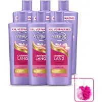 Unilever 6 x Andrélon Levendig Lang Shampoo – 685 ml - Voordeelverpakking - 6 stuks