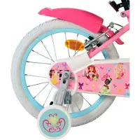 Volare Magic Royals Kinderfiets - Meisjes - 16 inch - Roze - Twee handremmen