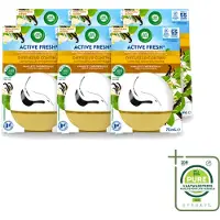 Air Wick 6 x Decosphere - Luchtverfrisser - Vanille & Kamperfoelie - 75ml - Grootverpakking - Vaatwasstrips - Luchtverfrisser - Geur - Geurverspreiding - Vanille - Kamperfoelie
