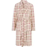 Cellbes of Sweden Ochtendjas beige / lila / wit