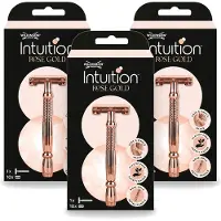 Wilkinson 3 x Sword - Scheermes - Intuition Rose Gold - Luxe - 10 mesjes - Voordeelverpakking - 3 stuks