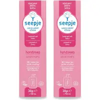 Seepje 2 x - Handzeep - Rijke Geur en Hydratatie - Lavendel met Tonka - Navulverpakking - 38 g - Voordeelverpakking - 2 stuks