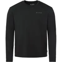 Vaude - Essential Wool L/S T-Shirt - Merinoshirt XL, zwart