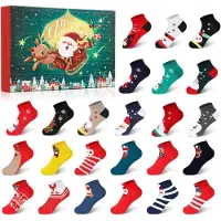 Sonstiges Adventskalender met kerstsokken, 24 paar comfortabele sokken voor dames
