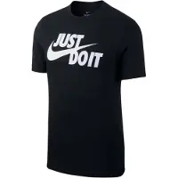Nike Heren Just Do It Swoosh T-shirt (Zwart/Wit)
