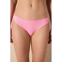 Pentik Textured Ribbel Mid-waist Bikini-broekjes