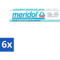 Meridol 6 x Tandpasta Tandvleesbescherming 75 ml - Tandpasta - Tandvlees - Geïrriteerd Tandvlees - Mondgezondheid - Antibacterieel