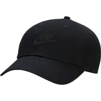 Nike Unisex Volwassen Heritage 86 Futura Gewassen Baseballpet (Zwart)