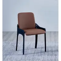 AEA Brauner Esszimmer Stuhl Stilvoller Einsitzer Luxus Polsterstühle Stühle
