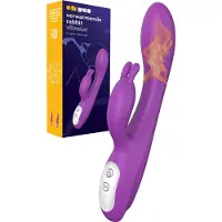 Ohyes Tarzan Vibrator - Vibrators voor vrouwen - Verwarmde Rabbit Vibrator - G spot Vibrator & Clitoris Stimulator - Paars