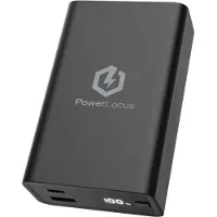 PowerLocus Powerbank 20000mAh – 65W PD Fast Charging Externe Accu – Geschickt voor Laptops - Draagbare Oplader voor Laptop, Telefoon, Tablet – Display – Noodpakket met USB-C Snellader Kabel