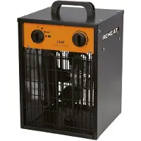 Kippers Rijssen B3000 - Ventilatorkachel - 3 standen 3000W - Zwart