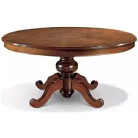 AEA Esstisch Braun Rund Klassische Esszimmer Luxus Holz Tische Design