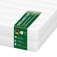 Dreamstar Ergonomische 7-zone matras van koudschuim | 180 x 200 cm | 12 cm | Hardheid H2 & H3 | Simple Flex