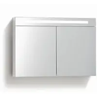 Lambini Designs TL spiegelkast Hoogglans wit 80cm