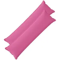 vidaXL Kussensloop 2 st HOUTEN Roze 40 x 145 cm Polyester